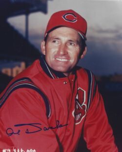 AUTOGRAPHED Al Dark 8X10 Cleveland Indians Photo