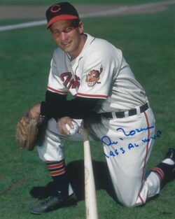 AUTOGRAPHED AL ROSEN "1953 AL MVP" 8X10 Cleveland Indians Photo