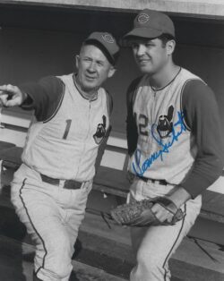 AUTOGRAPHED SONNY SIEBERT 8X10 Cleveland Indians photo