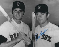 AUTOGRAPHED BILLY CONIGLIARO 8x10 Boston Red Sox Photo