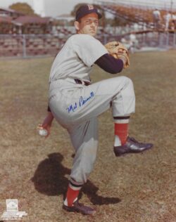 AUTOGRAPHED MEL PARNELL 8X10 Boston Red Sox Photo