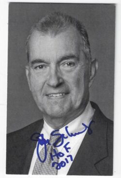 AUTOGRAPHED JOHN SCHUERHOLZ "HOF 2017"  BXW Postcard