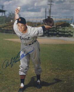 AUTOGRAPHED ART HOUTTEMAN 8X10 Detroit Tigers Photo