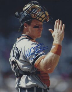 AUTOGRAPHED MICKEY TETTLETON 8X10 Detroit Tigers Photo