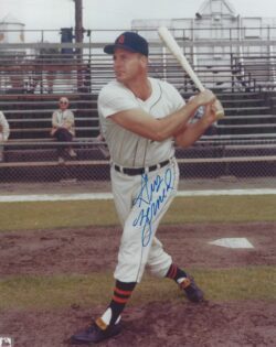 AUTOGRAPHED  GUS ZERNIAL  8x10 Detroit Tigers Photo