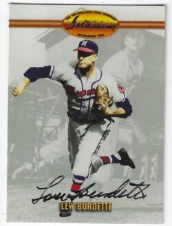 Autographed LOU BURDETTE Milwaukee Braves 1993 Ted Williams Card Company Card