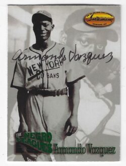 Autographed ARMANDO VAZQUEZ New York Cubans 1993 Ted Williams Card Company Card