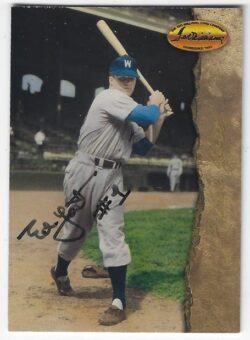 Autographed ED YOST Washington Senators 1994 Ted Williams Card Company Card