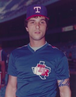 AUTOGRAPHED  LEE MAZZILLI  8X10 Texas Rangers photo