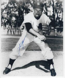 AUTOGRAPHED JOHN JAMES 8X10  New York Yankees Photo