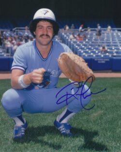Autographed RICK CERONE 8x10 Toronto Blue Jays Photo