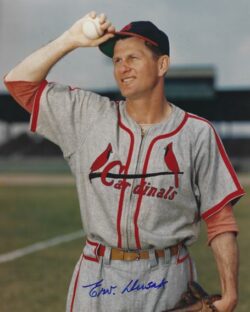 AUTOGRAPHED ERV DUSAK 8x10 St. Louis Cardinals photo
