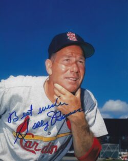 AUTOGRAPHED  SOLLY  HEMUS  8x10 St. Louis Cardinals Photo