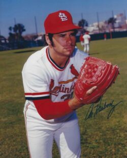 AUTOGRAPHED  AL HRABOSKY 8x10 St. Louis Cardinals Photo