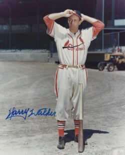 AUTOGRAPHED  HARRY WALKER  8x10 St. Louis Cardinals Photo