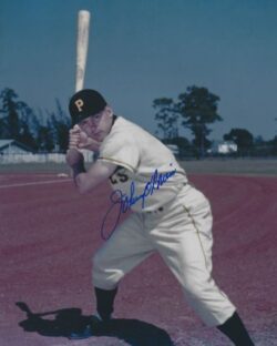 AUTOGRAPHED JOHNNY O'BRIEN 8x10 Pittsburgh Pirates Photo