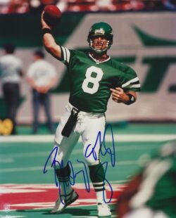 Autographed BROWNING NAGLE 8X10 New York Jets photo
