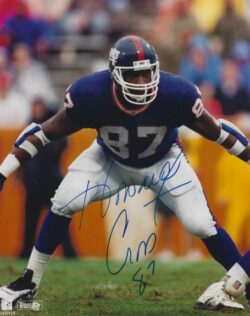AUTOGRAPHED HOWARD CROSS 8X10 New York Giants Photo