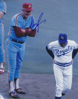 AUTOGRAPHED DALLAS GREEN 8x10 Philadelphia Phillies Photo