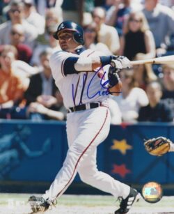 AUTOGRAPHED VINNY CASTILLA 8x10 Atlanta Braves Photo