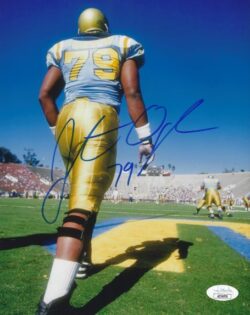 Autographed JONATHAN OGDEN 8X10 UCLA Bruins Photo JSA