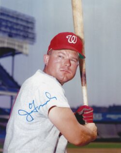 AUTOGRAPHED JIM FRENCH 8x10 Washington Senators Photo