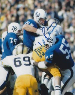 Autographed MIKE REID 8X10 Penn State Photo
