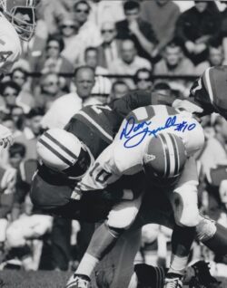 Autographed DON TRULL Houston Oilers 8x10 Photo