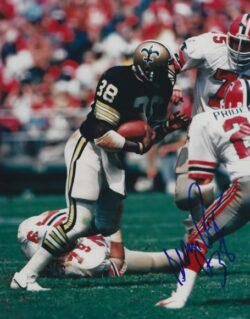 Autographed GEORGE ROGERS 8X10 New Orleans Saints photo