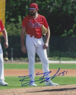 Autographed BEN BOWDEN 8X10 Philadelphia Phillies Photo