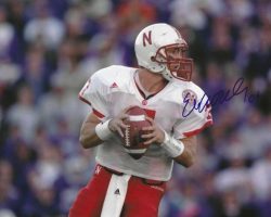 Autographed ERIC CROUCH 8X10 University of Nebraska Photo