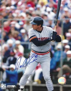 AUTOGRAPHED DARRELL EVANS 8X10 Detroit Tigers Photo