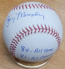 Autographed JERRY MUMPHREY Official Major League Baseball