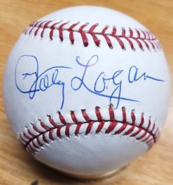 Autographed JOHNNY LOGAN Official Major League Baseball