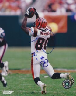Autographed PETER WARRICK 8X10 Cincinnati Bengals Photo