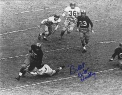 Autographed BILL DUDLEY 8x10 Pittsburgh Steelers Photo