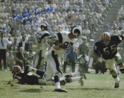 AUTOGRAPHED BILLY TRUAX 8x10 Los Angeles Rams Photo