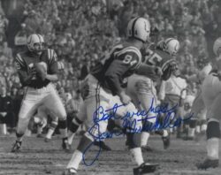 Autographed JIM MUTSCHELLER 8X10 Baltimore Colts photo