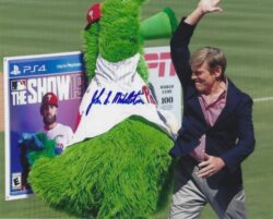 Autographed JOHN MIDDLETON 8X10 Philadelphia Phillies Photo