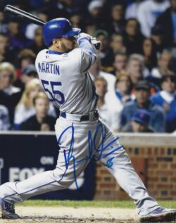 AUTOGRAPHED RUSS MARTIN 8X10 Los Angeles Dodgers photo