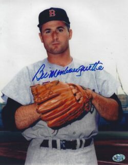 AUTOGRAPHED BILL MONBOUQUETTE 8X10 Boston Red Sox photo