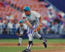 AUTOGRAPHED CHARLIE HOUGH 8x10 Florida Marlins Photo