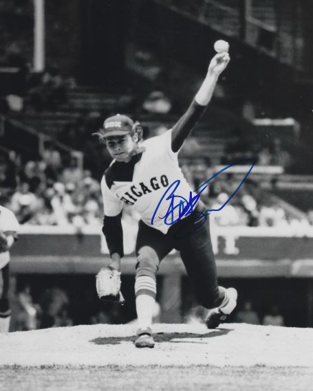 AUTOGRAPHED BRITT BURNS 8x10 Chicago White Sox Photo - Main Line