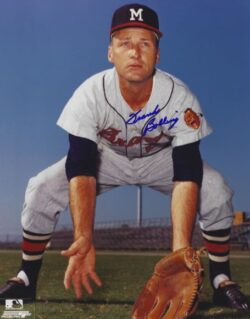 AUTOGRAPHED FRANK BOLLING 8X10 Milwaukee Braves Photo