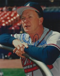 AUTOGRAPHED CHUCK TANNER 8X10 Atlanta Braves photo