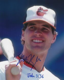 AUTOGRAPHED KEITH HUGHES 8x10 Baltimore Orioles Photo