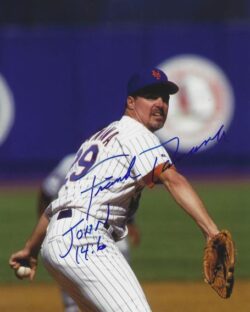 Autographed FRANK TANANA 8X10 New York Mets photo