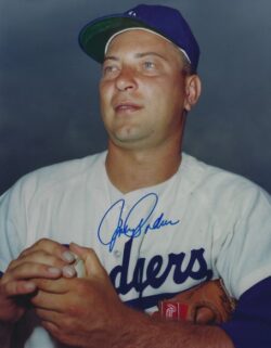 AUTOGRAPHED JOHNNY PODRES 8x10 Los Angeles Dodgers Photo