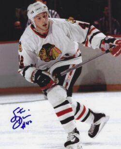 Autographed STEVE DUBINSKY 8X10 Chicago Blackhawks Photo