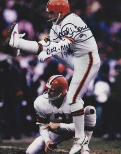 Autographed MARK MOSELEY 8x10 Cleveland Browns Photo